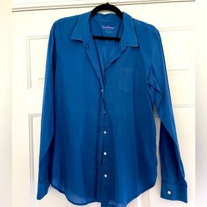 Lilly Pulitzer NWOT blue button down